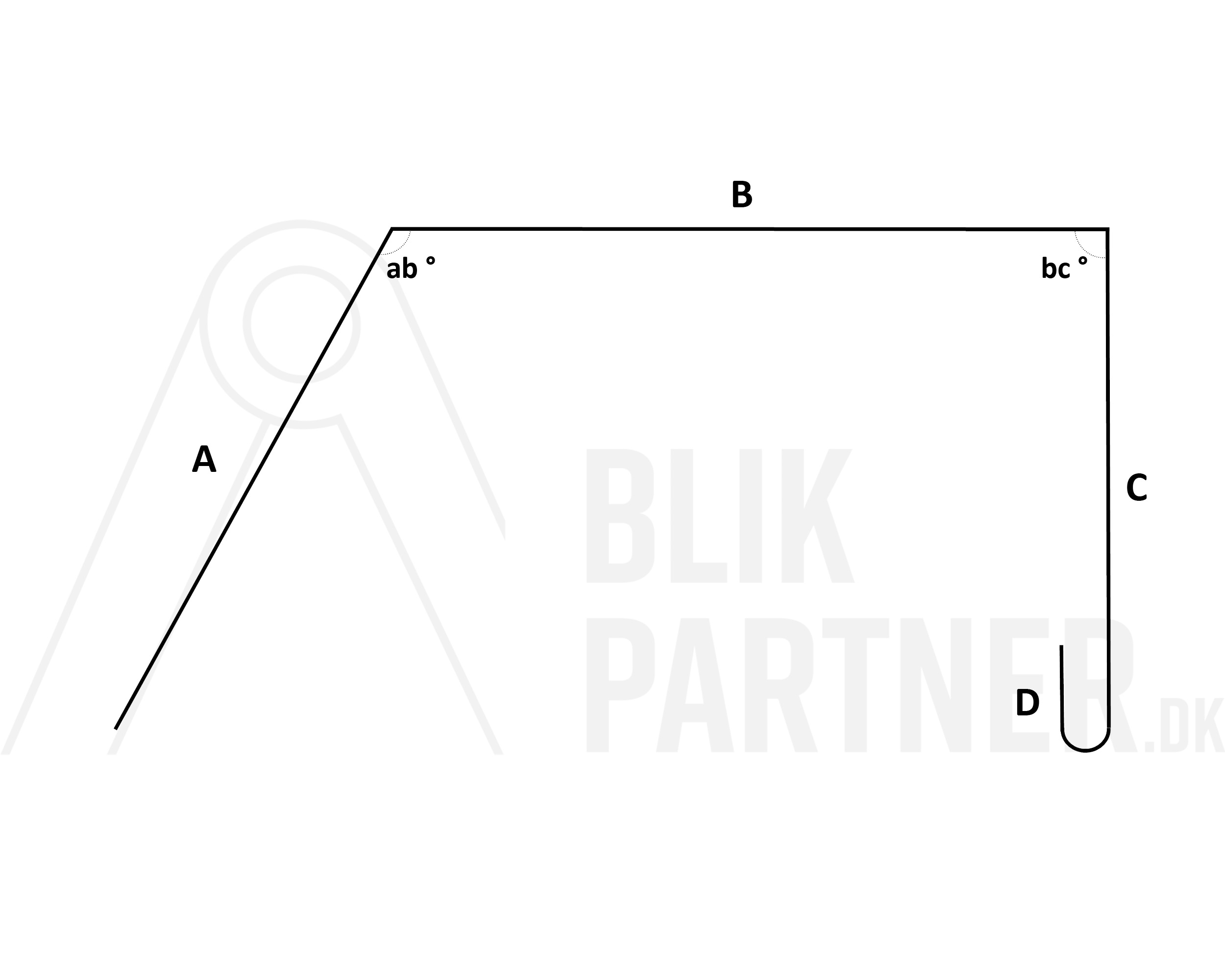Kapsel, ALU, Sort Grå RAL 7021, 0,80x2000