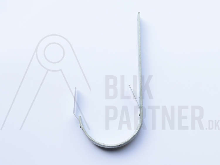 Rendejern, 1/2 rund, 280(11"), Galv. jern, Blank