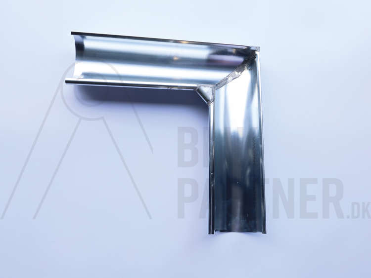 Gering, 1/2 rund, indv. 280(11"), 90°, Zink, VM Blank, 0,70