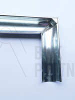 Gering, 1/2 rund, udv. 280(11"), 90°, Zink, VM Blank, 0,70