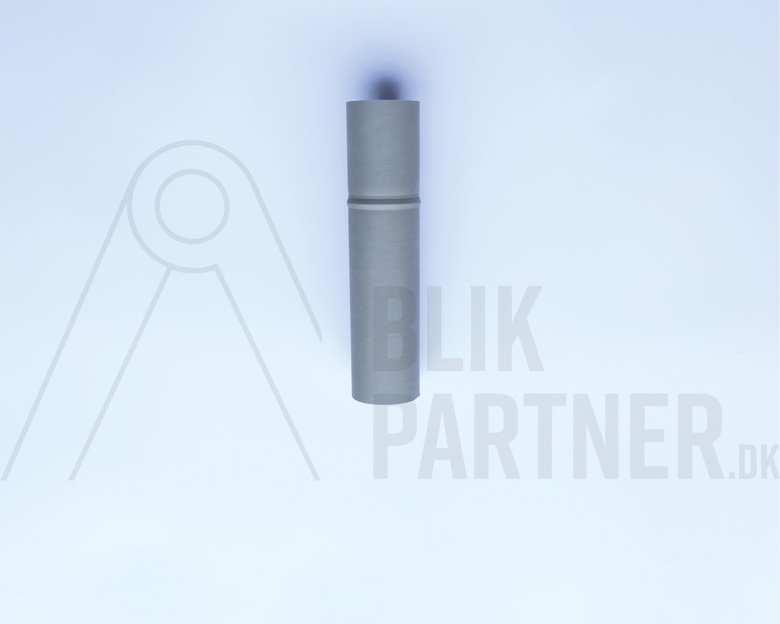 Skydestykke, ø76, Zink, VM Quartz, 0,70