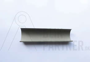 Ekspansionskappe, 1/2 rund, 280(11"), Zink, VM Quartz, 0,70x550