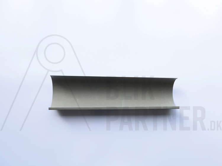 Ekspansionskappe, 1/2 rund, 280(11"), Zink, VM Quartz, 0,70x550