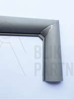 Gering, 1/2 rund, indv. 280(11"), 90°, Zink, VM Quartz, 0,70